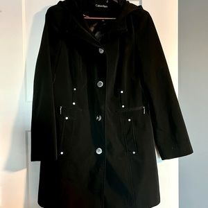 Light hooded spring coat